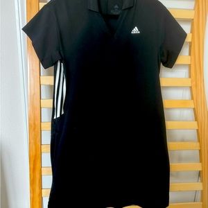 Adidas black dress with pockets size M